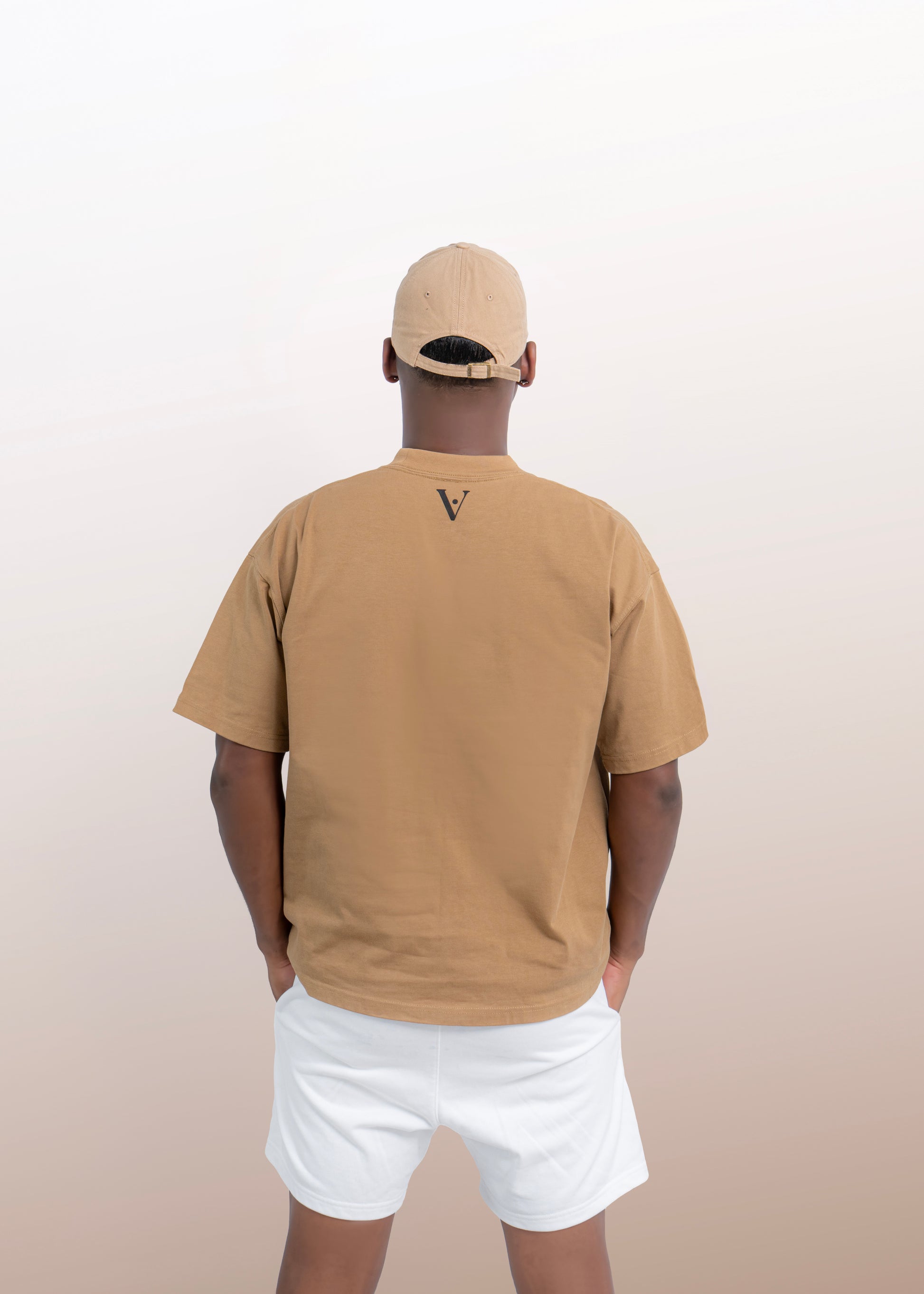 Oversized Essential Tee – Sand