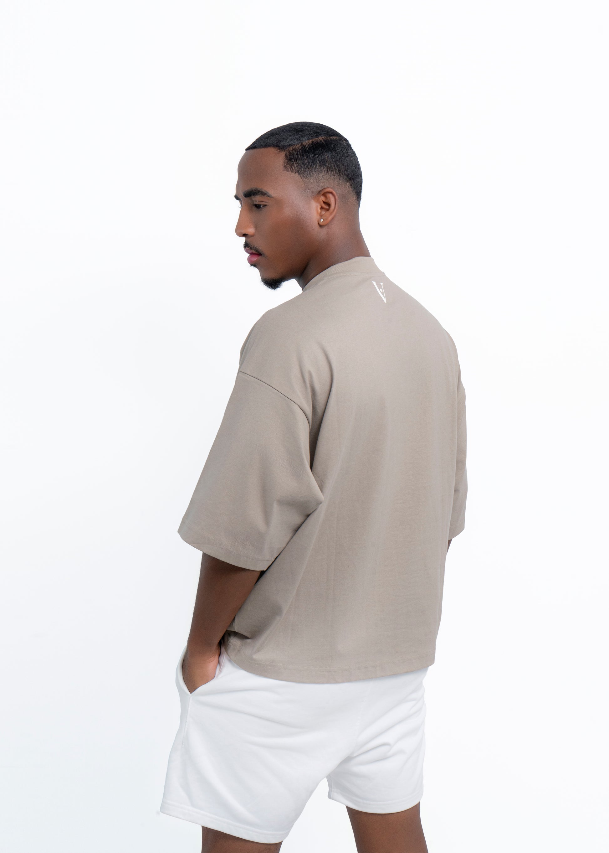 Oversized Tee – Stone