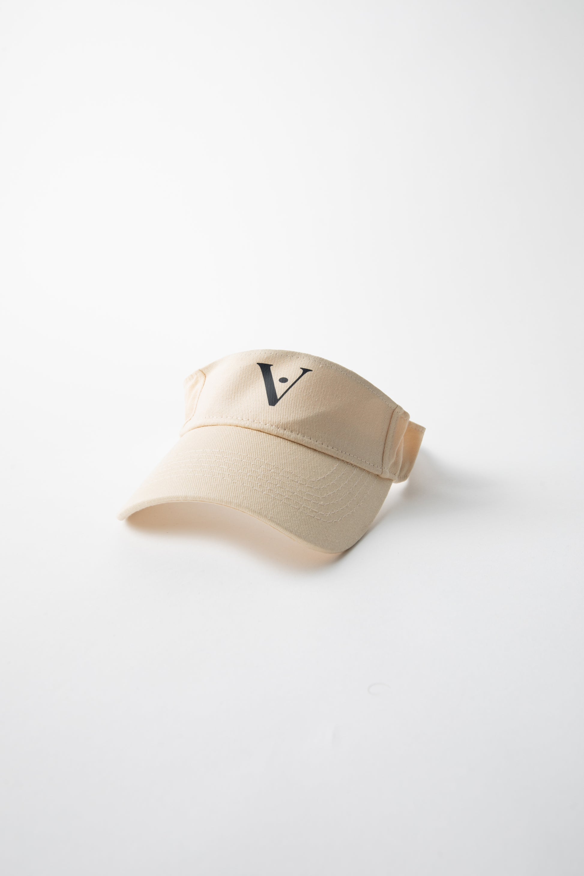 Cream Visor Hat